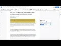 How to annotate in Google Docs