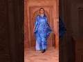 Blue Maxi Dress Printed Silk Kaftan Vacation Caftan Pure Silk Kaftans Online