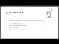 Ace Algorithms and Programming Interviews in Swift Min Stack