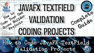 Code JavaFX TextField Input KeyEvent Validation in NetBeans Scene Builder - Complete Project