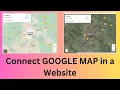 Connect Google Map in a website