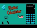 Flutter Calculator Calculator sample using flutter
