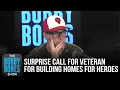 Bobby Shares News Of New House For Veteran For Upcoming Building Homes For Heroes Campaign
