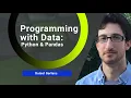 Upcoming Live Training Course Programming with Data Python Pandas Daniel Gerlanc