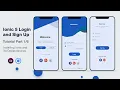 Ionic 5 Login and Sign Up Tutorial part 1