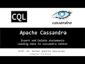 Apache Cassandra - Loading data into databases tables