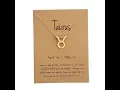 Zodiac Sign Necklace - Cancer Leo Virgo Libra Scorpio Sagittarius Capricorn necklace