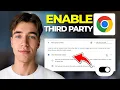 How To Enable Or Disable Third-Party Cookies In Google Chrome Web Browser Tutorial 2026