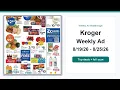 Kroger Weekly Ad 26 - 26 Top 10 Deals