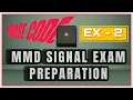 MORSE CODE PRACTICE MMD FORMAT SIGNAL EXAM PREPARATION EXERCISE - 2