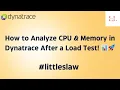 Master Dynatrace Analysis CPU Memory Insights After Load Testing