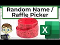 Create Random Student Picker or Raffle Picker in Excel