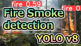 YOLOv8 Fire smoke detection