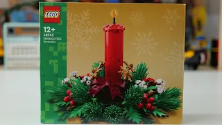 LEGO 40743 Christmas Table Decoration - LEGO Speed Build Review