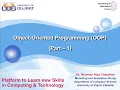Object Oriented Programming - Introduction Part