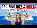 Cruising DO S DON TS Every FIRST TIME CRUISER Needs to Know