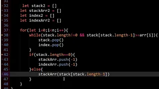nearest smaller element dsa javascript full stack software developer learn coding