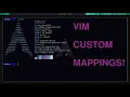 Custom vim mappings auto compile c code from vim
