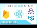 Full Stack React Firebase Loading Skeletons