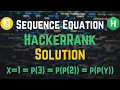 Sequence Equation HackerRank Solution Javascript