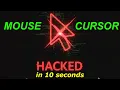 Hacking Your Mouse Cursor With ONE Line Command Completely Harmless
