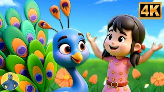 Nache Re Mor, नाचे रे मोर, Kids Nursery Rhymes By Bhola Bhalu