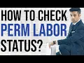 How To Check Your PERM Status Labor Certification Status