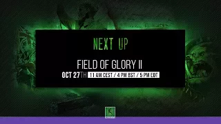 Field of Glory II 5 00 PM - 6 00 PM CEST