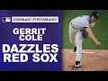 Gerrit Cole Completely FOOLS Red Sox Hitters Boston had some ugly swings all night