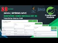 Spring C project showing jobs details by id on freelancer module Java tutorial