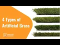 Artificial Grass - 4 Major Types in 2 Minutes