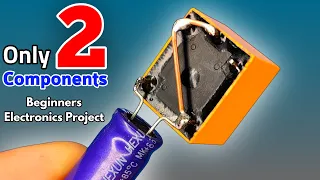 only 2 components helpful electronics projects for beginners