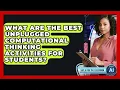 What Are The Best Unplugged Computational Thinking Activities For Students