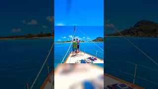 Coffin Island, sailing Puerto Rico #sailstillwater #sailing #boattrip #offshoresailing #