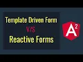 32 - What are Angular forms Template-driven vs reactive model forms What is angular validation