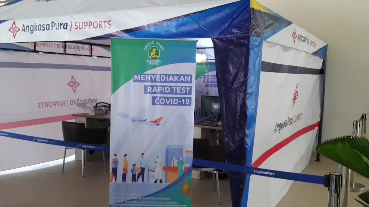 Bandara YIA Menyediakan Rapid Test Covid 19 Kerjasama Dengan Rumah Sakit Hermina Yogyakarta. 