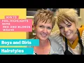Pixie Hairstyle Tutorial - Red and Blonde Weave Technique