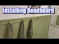 Installing Beadboard in the Bathroom