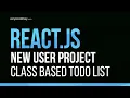 Learn React JS - Class Based