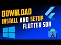 How to install Android Studio and Configure Flutter SDK on Windows 10 or 11
