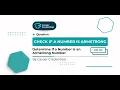 Java Tutorials Check if a number is an Armstrong Number Career Credentials