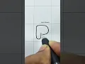 P - How to draw alphabet in bubble letters Graffiti Letter