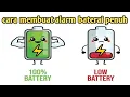 CARA MEMBUAT ALARM BATERAI PENUH