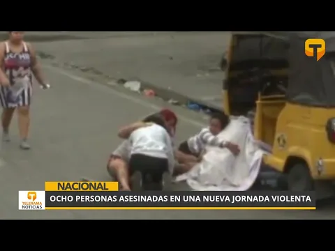 Ocho personas asesinadas en una nueva jornada violenta