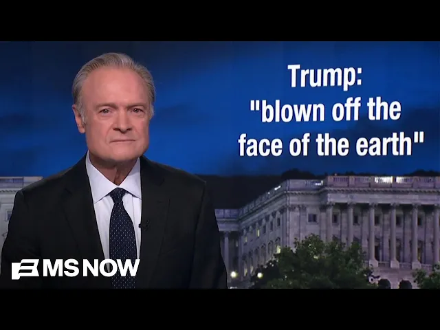 Video: Lawrence: Even Donald Trump seems to know that his war in Iran is now illegal