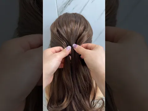 Hair Style tutorial #longhairgrowthtips #hairstyle
