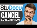 How to Cancel Studocu Subscription 2026