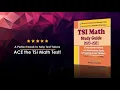 Book Trailer TSI Math Study Guide 2020 - 2021 A Comprehensive Review and Step-By-Step Guide