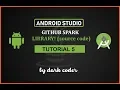 Dark Coder Github Library Spark Button Android Studio Tutorial 5