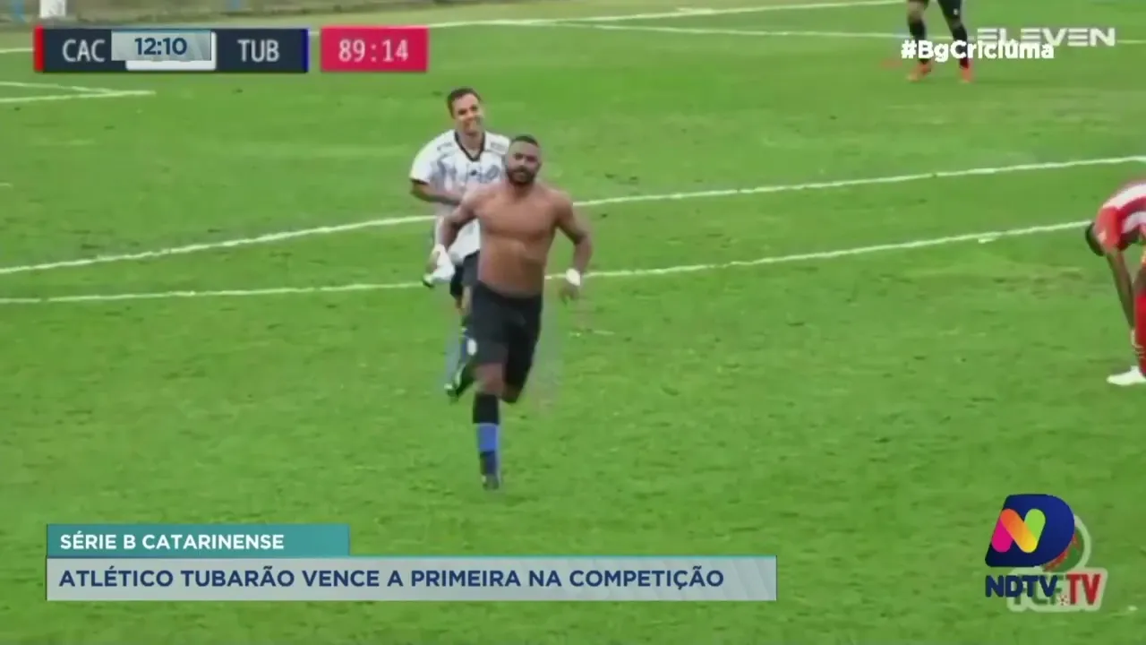 Atlético Tubarão vence a primeira pela Série B Catarinense